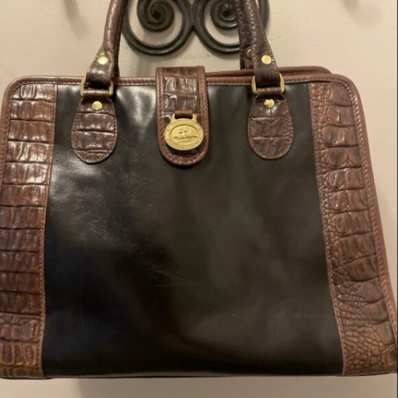 Vintage Brahmin Tuscan Collection Satchel GUC - Picture 2 of 12